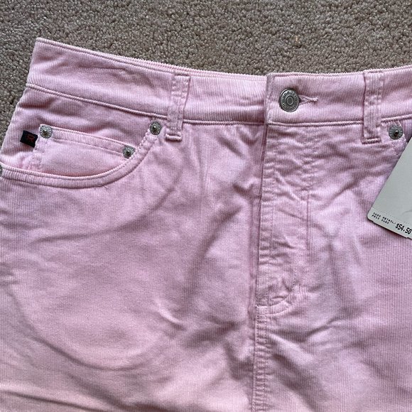 RALPH Ralph Lauren Corduroy Pencil Skirt in Light Pink - Picture 3 of 4